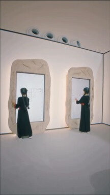 Interactive touchscreen panel