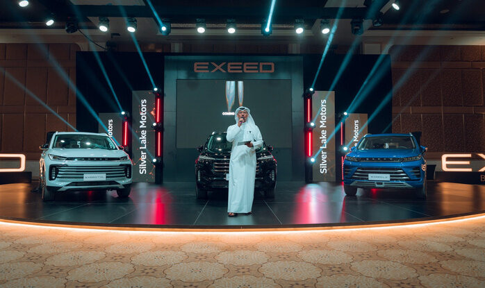 Exeed illuminated brand signage